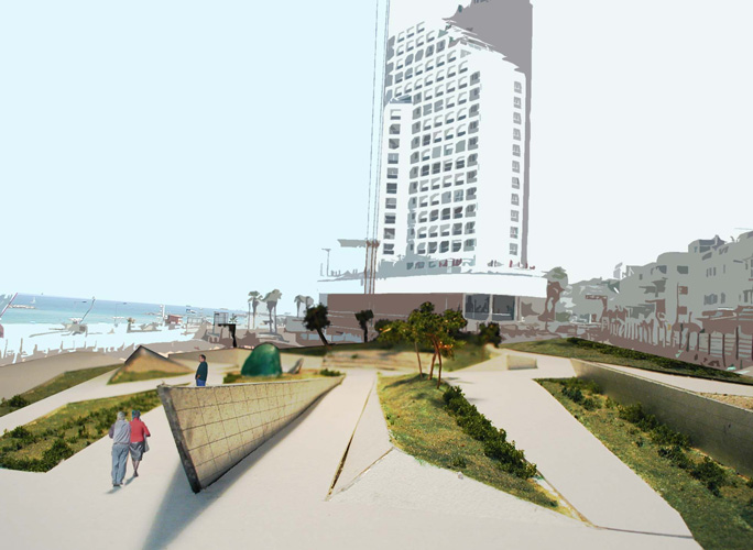 גן לונדון — סקיצה ראשונית